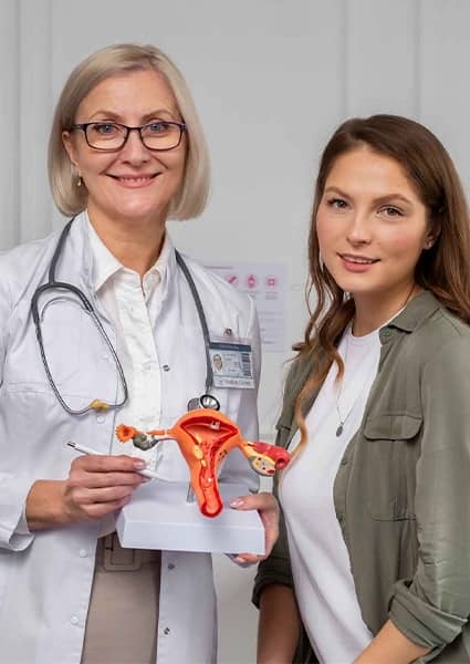 Women care specialist in Noida with patient consultation